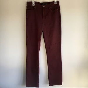 LRL Burgundy Jeans- Sz 10